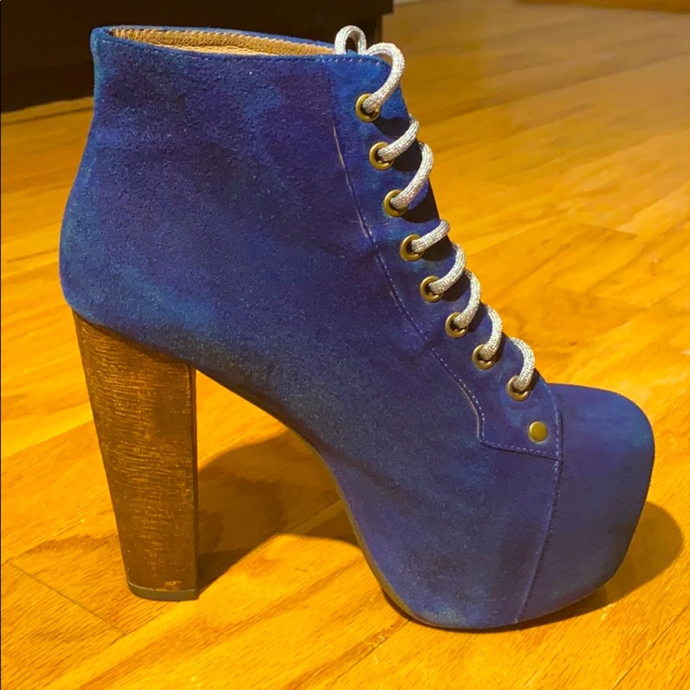 Jeffrey Campbell custom dyed Suede Litas - Picture 10 of 15